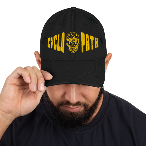 CycloPath Brand Distressed Cap - Image 9