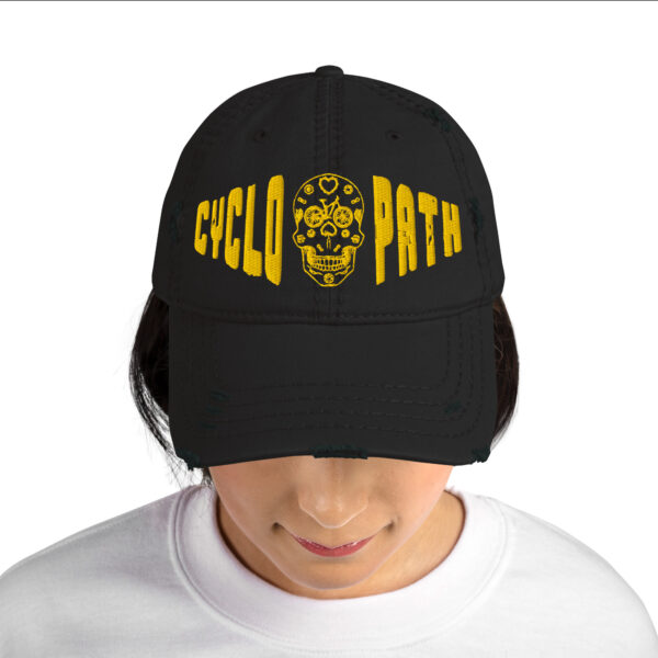 CycloPath Brand Distressed Cap - Image 3