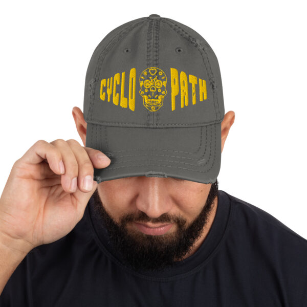 CycloPath Brand Distressed Cap - Image 8