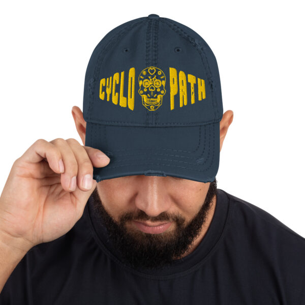 CycloPath Brand Distressed Cap - Image 7