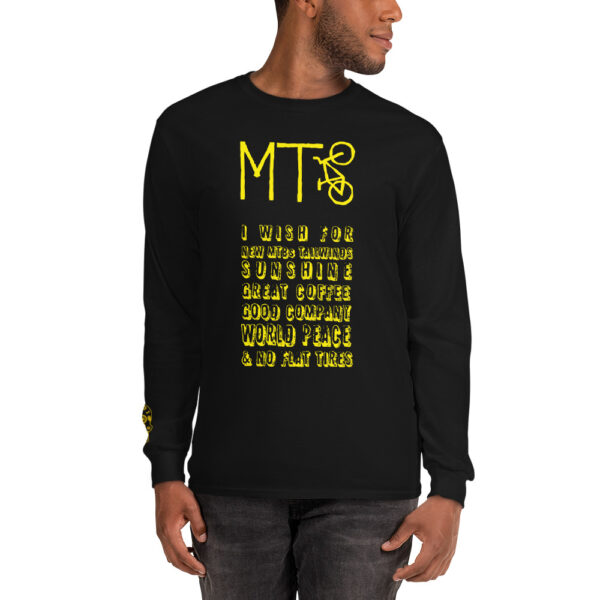 Yellow "I Wish For" - Men’s Long Sleeve Shirt