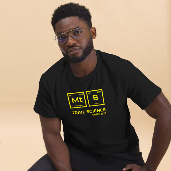 Plain MT B Trail Science (Yellow Motif) - Unisex classic tee - Image 3