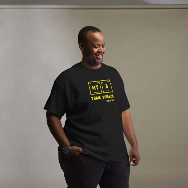 "Chained" MT B Trail Science(Yellow Motif) - Unisex classic tee - Image 4