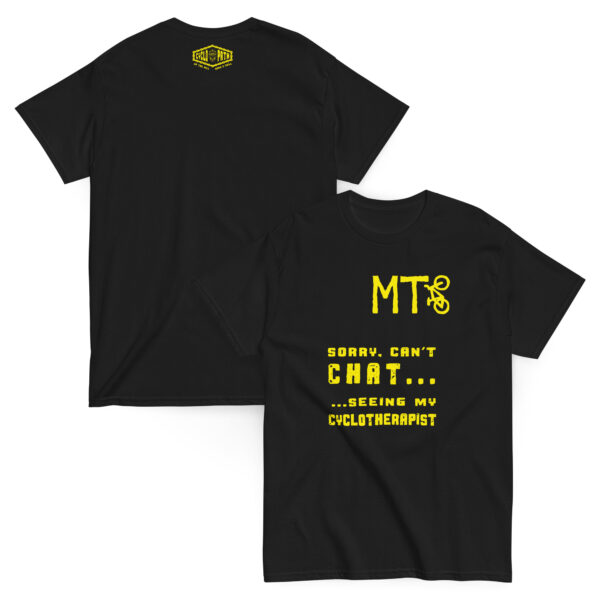 My CycloTherapist (Yellow Motif) - Unisex classic tee - Image 2