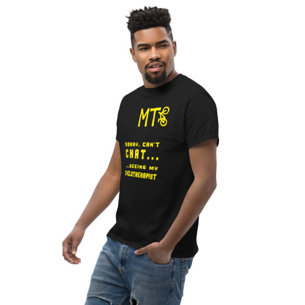 My CycloTherapist (Yellow Motif) - Unisex classic tee - Image 23