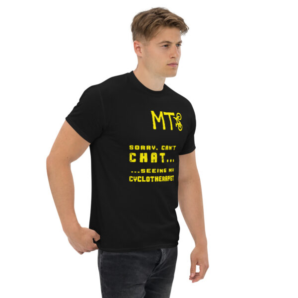 My CycloTherapist (Yellow Motif) - Unisex classic tee - Image 18