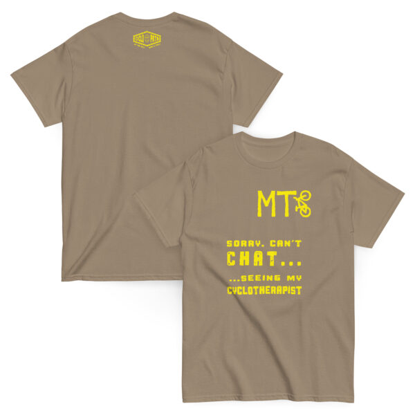 My CycloTherapist (Yellow Motif) - Unisex classic tee - Image 13