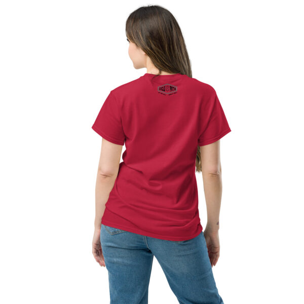 Rider with CycloTherapist (Black Motif) - Unisex classic tee - Image 2
