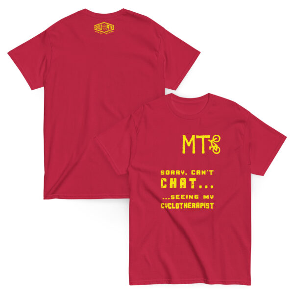 My CycloTherapist (Yellow Motif) - Unisex classic tee - Image 8