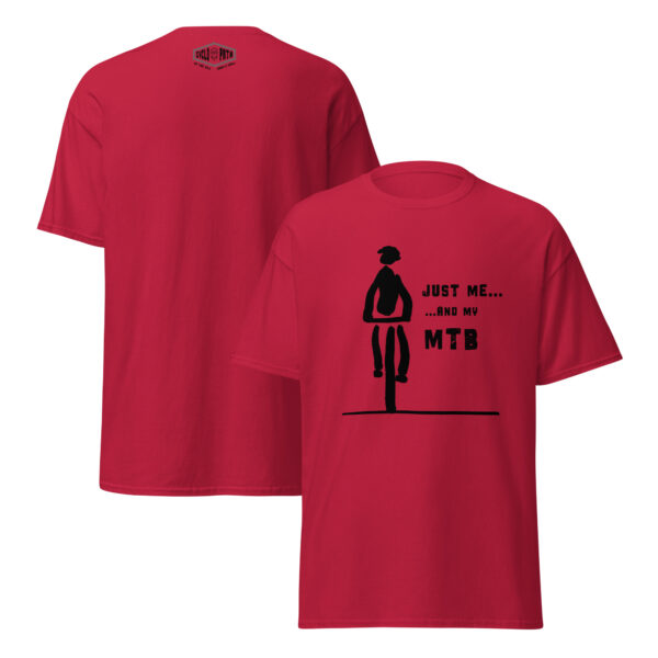 Just Me and My MTB (Black Motif) - Unisex classic tee