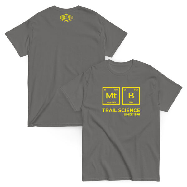Plain MT B Trail Science (Yellow Motif) - Unisex classic tee - Image 7