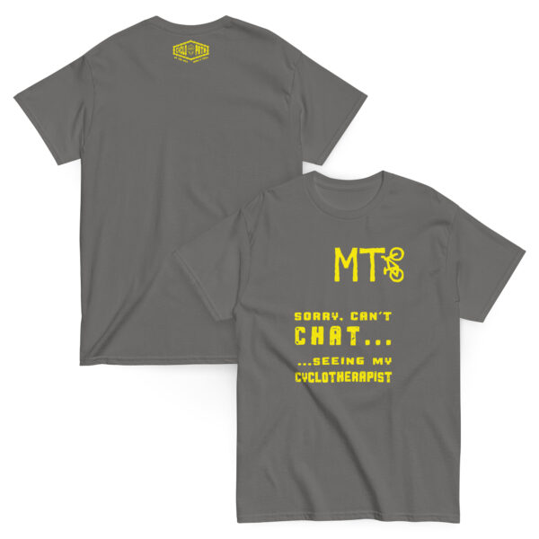 My CycloTherapist (Yellow Motif) - Unisex classic tee - Image 11