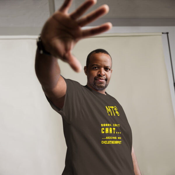 My CycloTherapist (Yellow Motif) - Unisex classic tee - Image 22