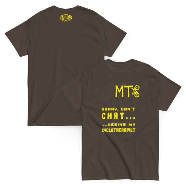 My CycloTherapist (Yellow Motif) - Unisex classic tee - Image 7
