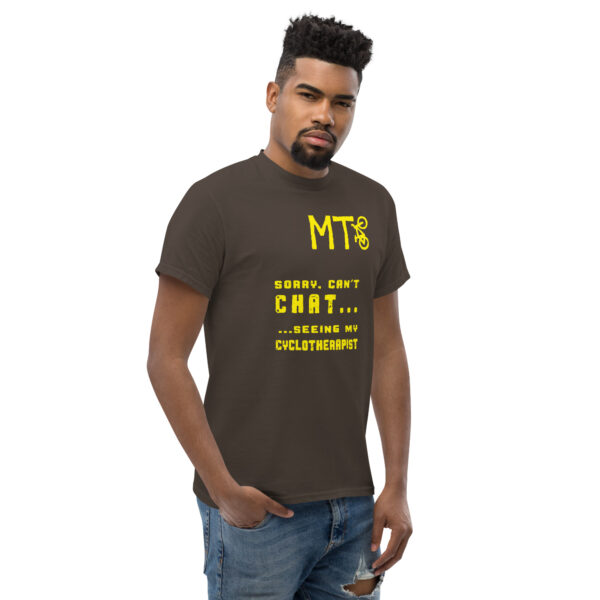 My CycloTherapist (Yellow Motif) - Unisex classic tee - Image 15