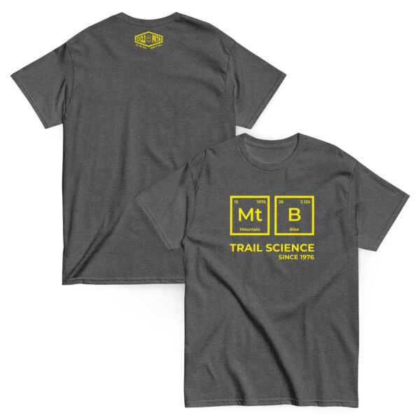 Plain MT B Trail Science (Yellow Motif) - Unisex classic tee - Image 6