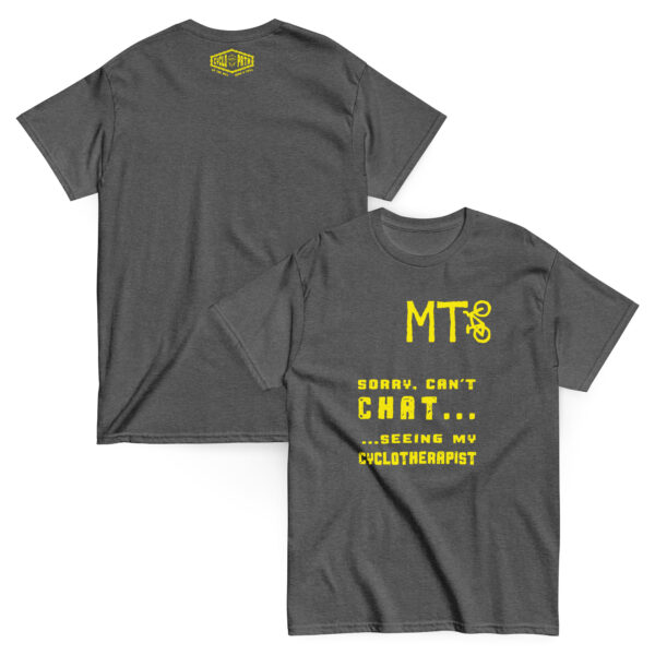 My CycloTherapist (Yellow Motif) - Unisex classic tee - Image 10