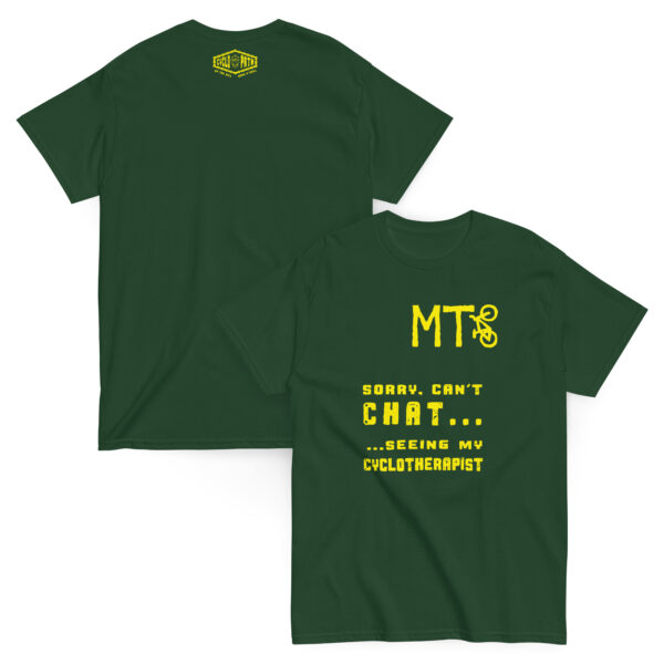 My CycloTherapist (Yellow Motif) - Unisex classic tee - Image 6