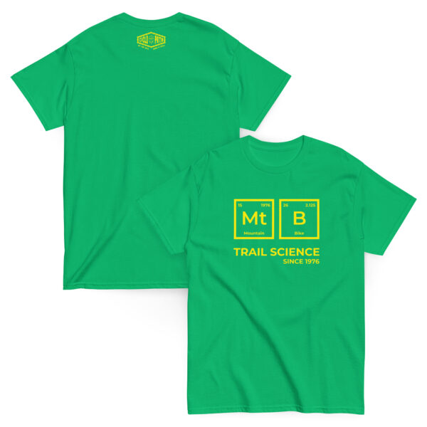 Plain MT B Trail Science (Yellow Motif) - Unisex classic tee - Image 10
