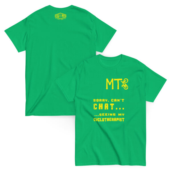 My CycloTherapist (Yellow Motif) - Unisex classic tee - Image 14