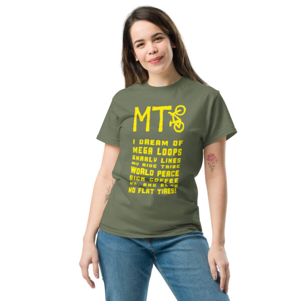 I Dream Of (Yellow Motif) - Unisex classic tee - Image 6