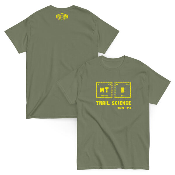 "Chained" MT B Trail Science(Yellow Motif) - Unisex classic tee - Image 10