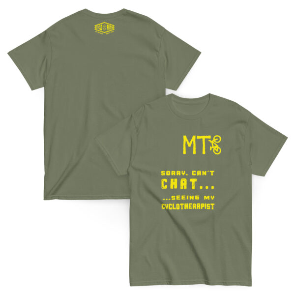 My CycloTherapist (Yellow Motif) - Unisex classic tee - Image 12