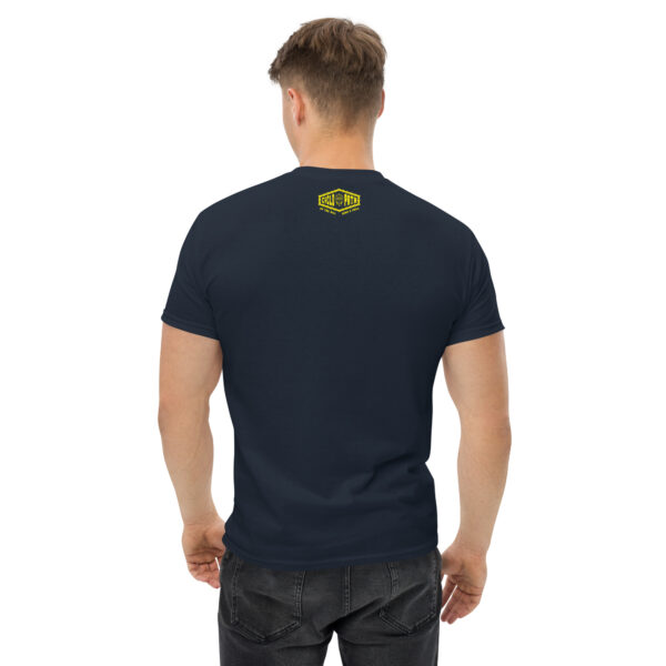 "Chained" MT B Trail Science(Yellow Motif) - Unisex classic tee - Image 5