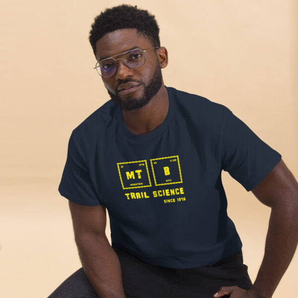 "Chained" MT B Trail Science(Yellow Motif) - Unisex classic tee - Image 6