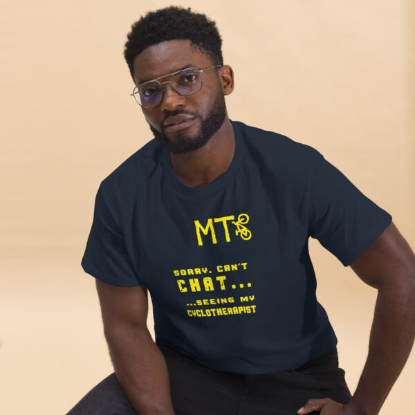 My CycloTherapist (Yellow Motif) - Unisex classic tee - Image 19