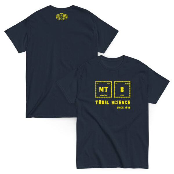 "Chained" MT B Trail Science(Yellow Motif) - Unisex classic tee - Image 7