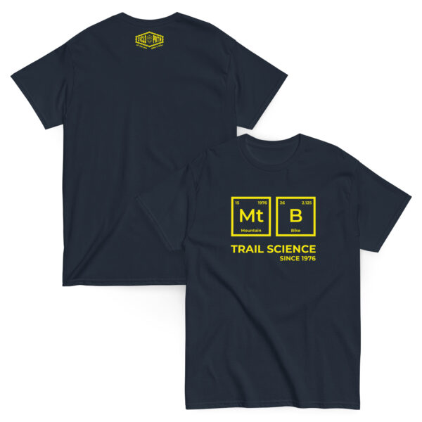 Plain MT B Trail Science (Yellow Motif) - Unisex classic tee - Image 5