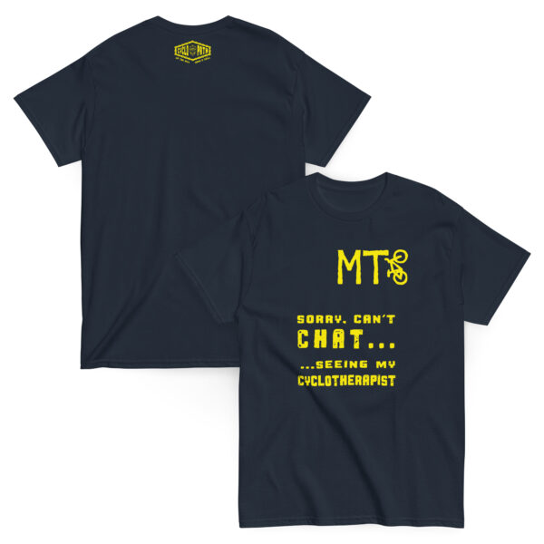 My CycloTherapist (Yellow Motif) - Unisex classic tee - Image 3