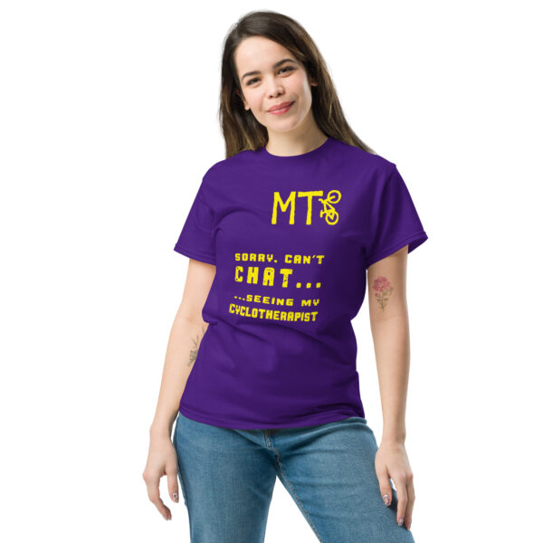 My CycloTherapist (Yellow Motif) - Unisex classic tee - Image 16