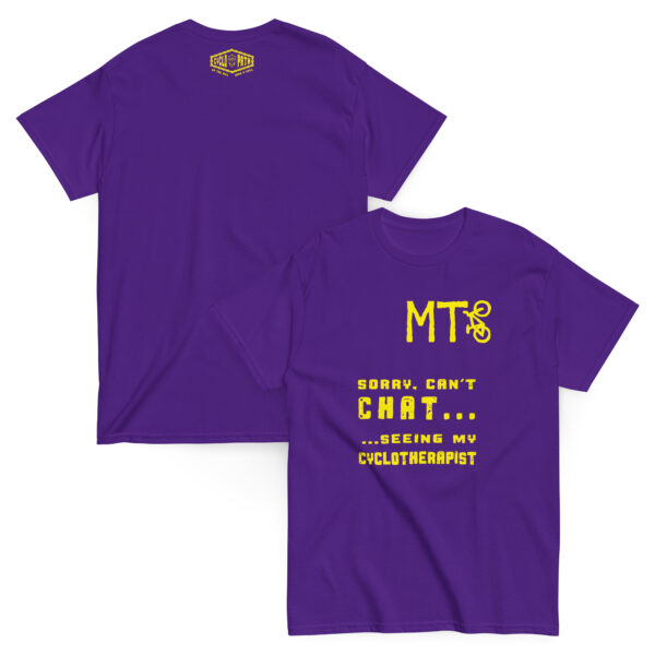 My CycloTherapist (Yellow Motif) - Unisex classic tee - Image 4