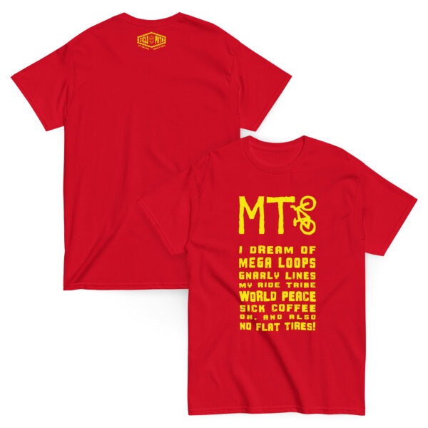 I Dream Of (Yellow Motif) - Unisex classic tee - Image 13