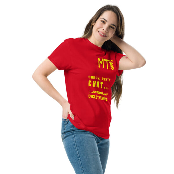 My CycloTherapist (Yellow Motif) - Unisex classic tee - Image 20