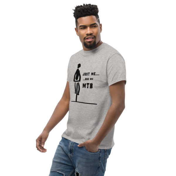 Just Me and My MTB (Black Motif) - Unisex classic tee - Image 10
